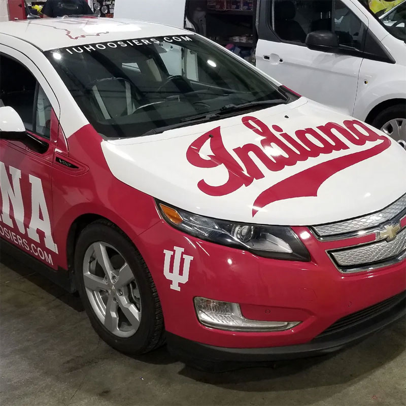 IU Athletics Vehicle Wrap