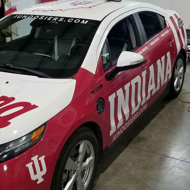 IU Athletics Vehicle Wrap