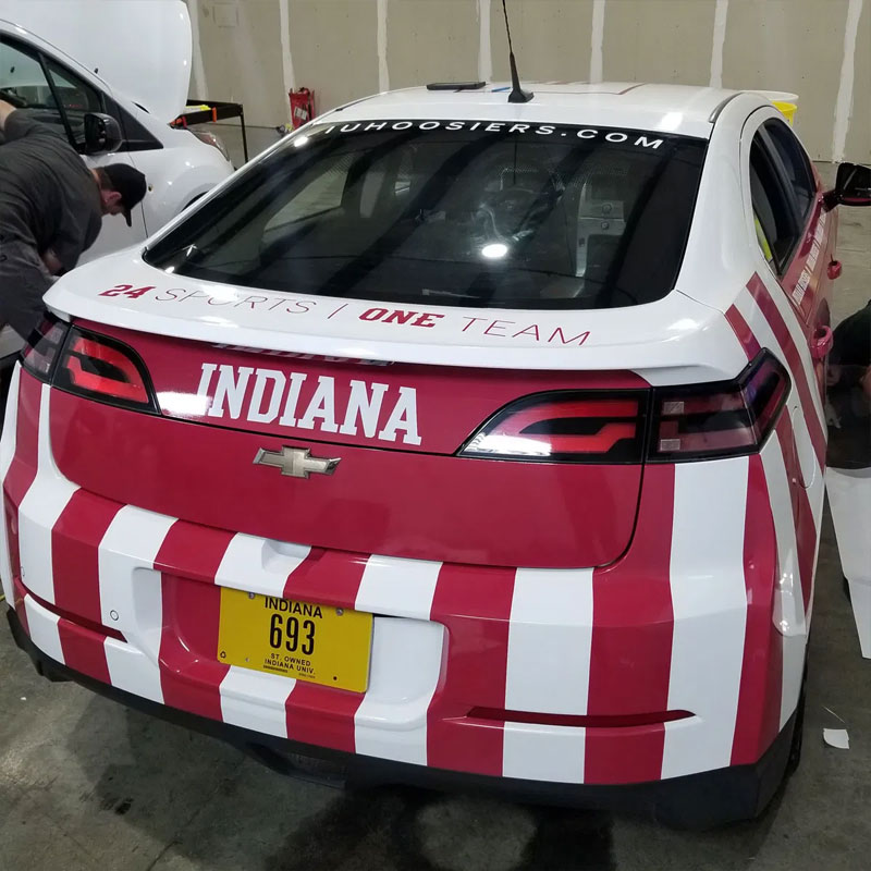 IU Athletics Vehicle Wrap