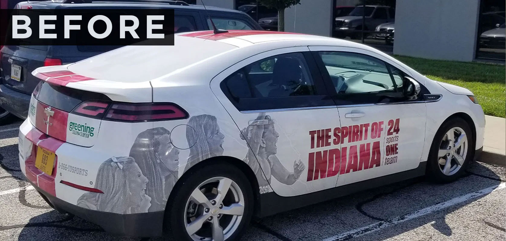 IU Athletics Vehicle Wrap