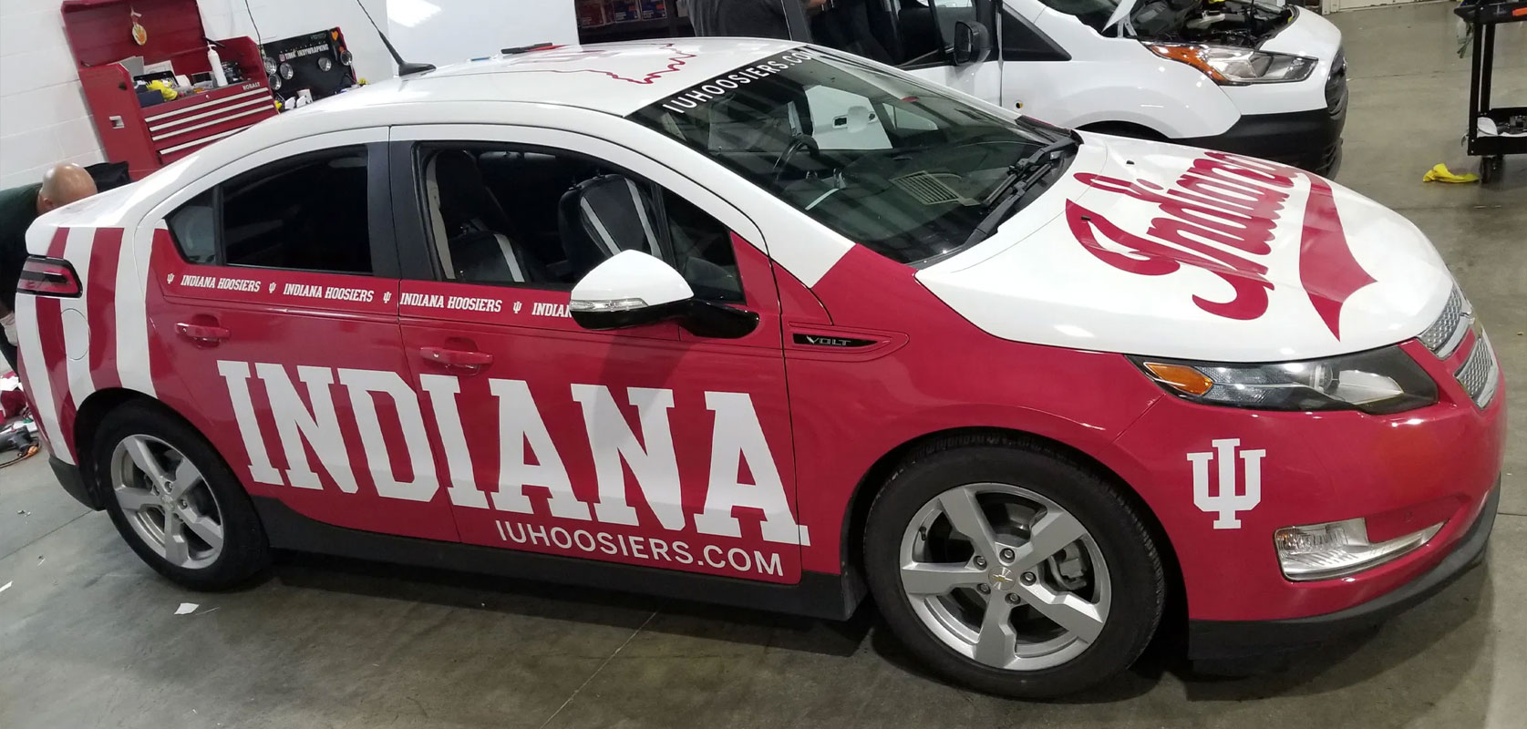 IU Athletics Vehicle Wrap