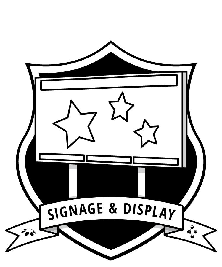 Signage & Display badge